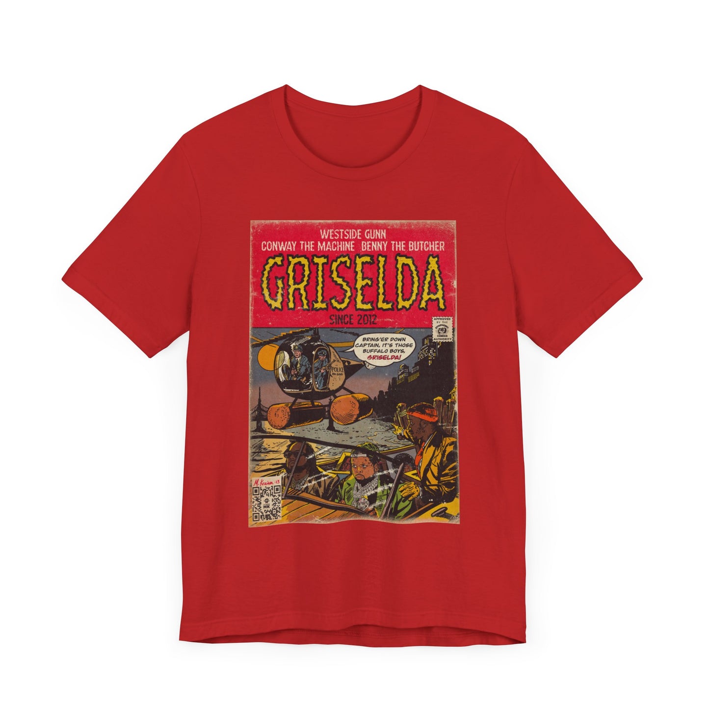 Griselda - Comic Book Art - Unisex Jersey Short Sleeve Tee