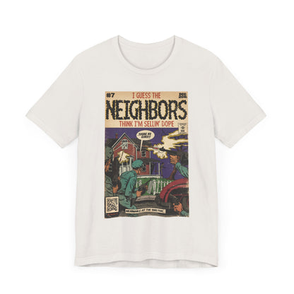 J. Cole - Neighbors - Hip Hop Comics - Unisex Jersey Short Sleeve Tee