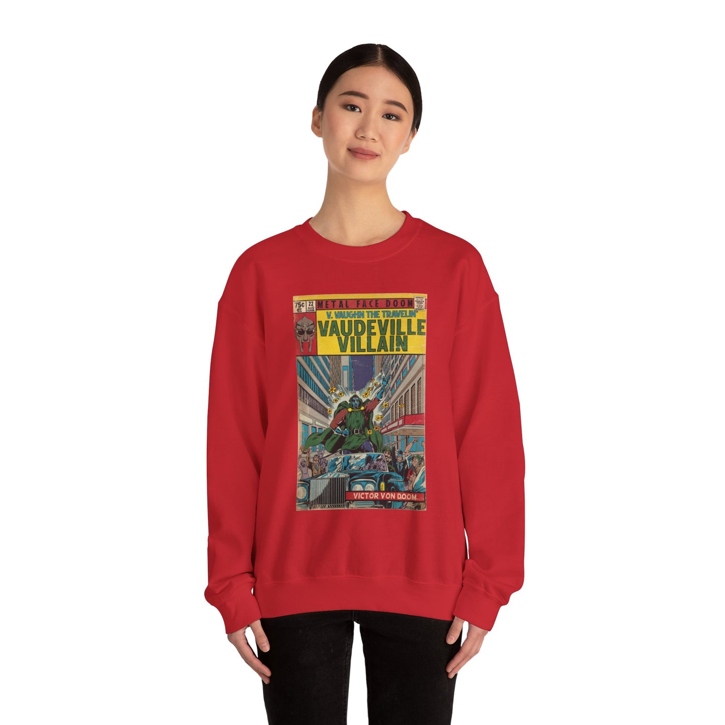 MF DOOM - Vaudeville Villian - Unisex Heavy Blend™ Crewneck Sweatshirt