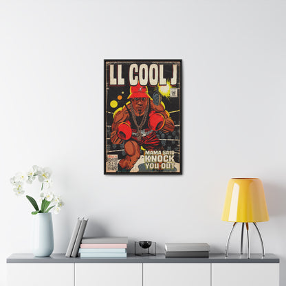 LL Cool J - Mama Said Knock You Out - Gallery Canvas Wraps, Vertical Frame