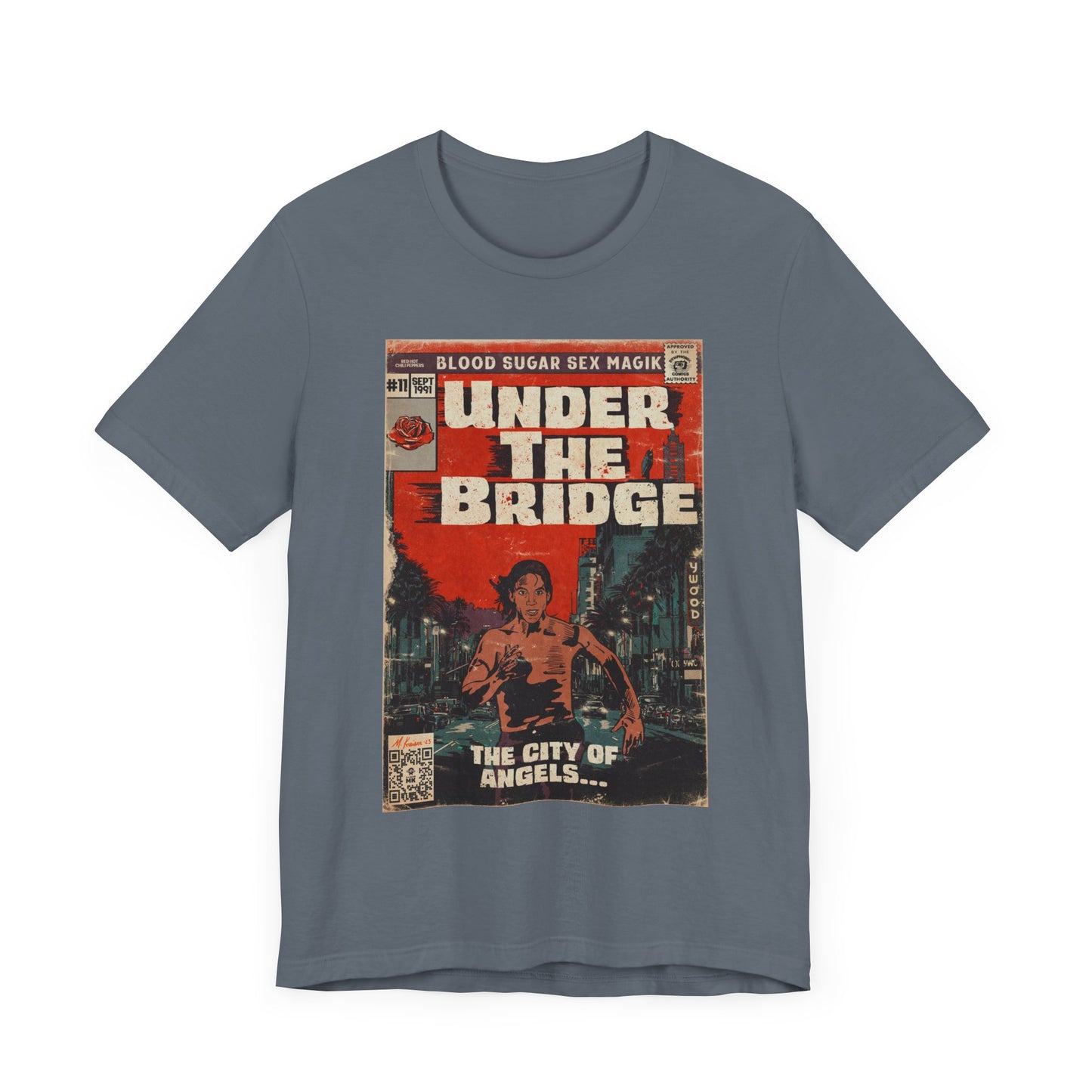 Red Hot Chili Peppers- Under The Bridge - Unisex Jersey Short Sleeve Tee