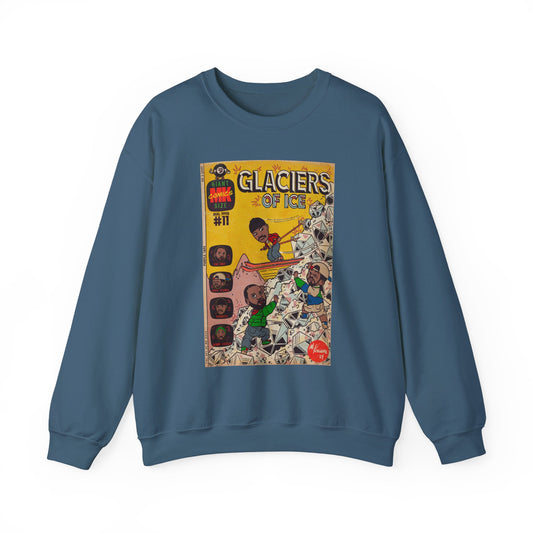 Rae, Ghost, Masta - Glaciers of Ice - Unisex Heavy Blend™ Crewneck Sweatshirt