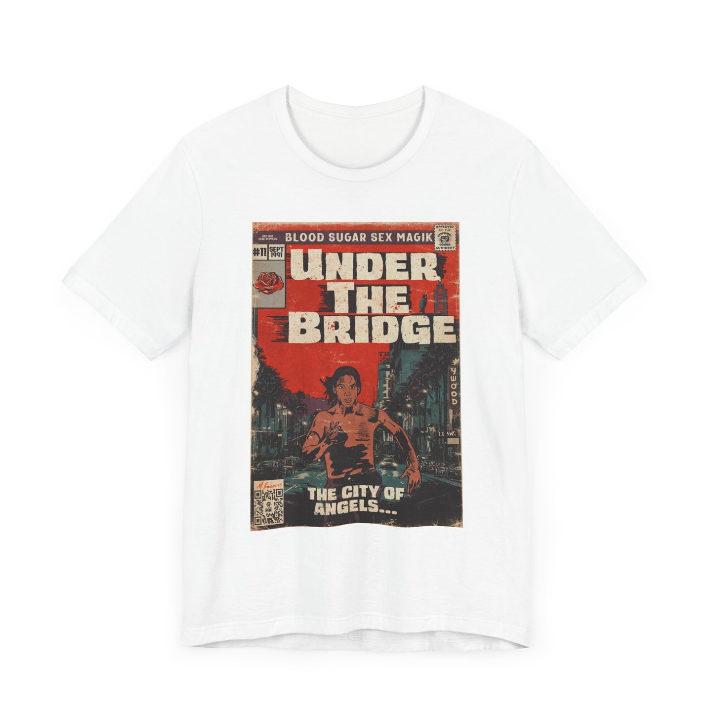 Red Hot Chili Peppers- Under The Bridge - Unisex Jersey Short Sleeve Tee