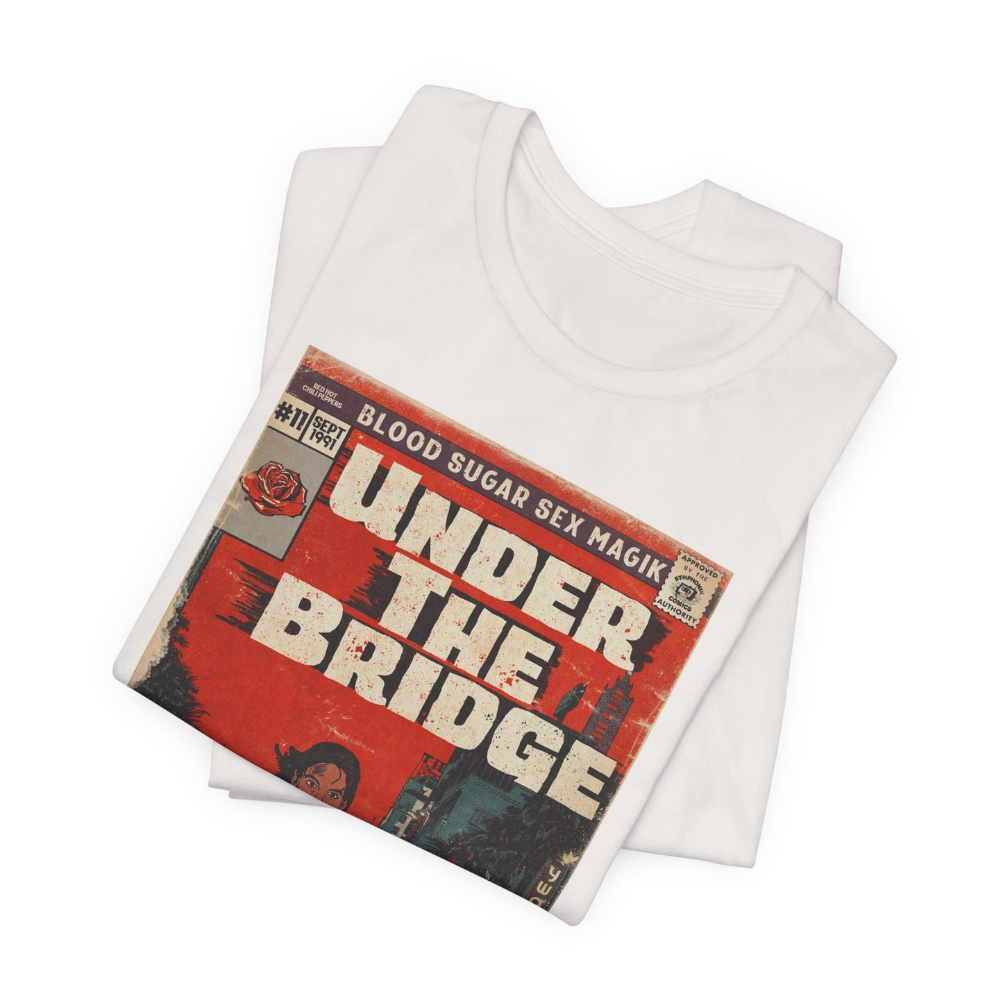 Red Hot Chili Peppers- Under The Bridge - Unisex Jersey Short Sleeve Tee