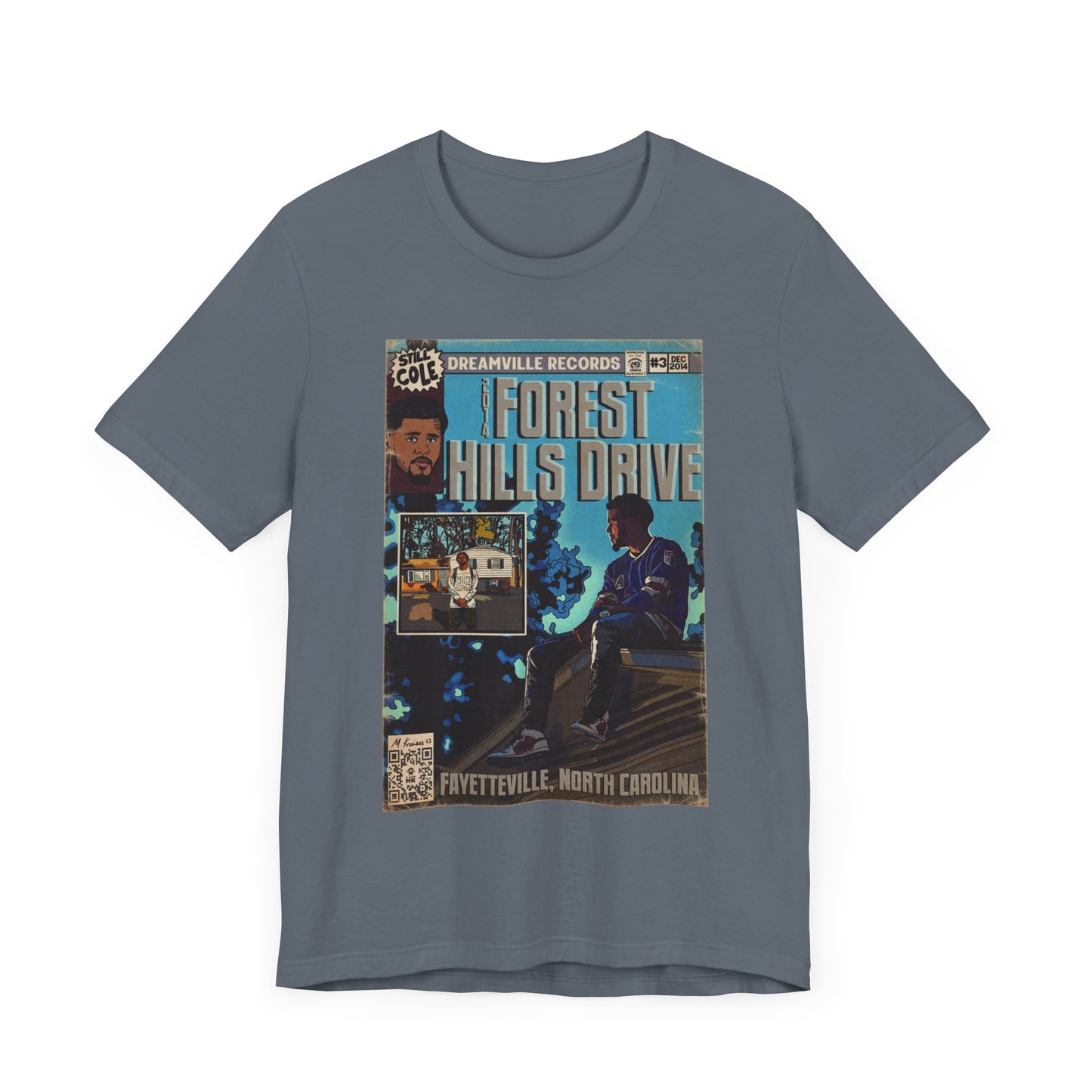 J Cole - 2014 Forest Hills Drive - Unisex Jersey Short Sleeve Tee