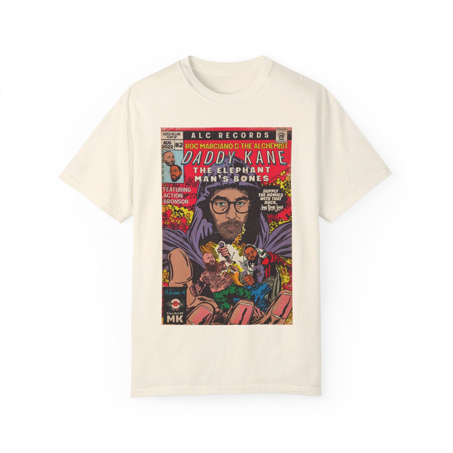 Roc Marciano, Alchemist, Action Bronson - Daddy Kane - Unisex Comfort Colors T-shirt