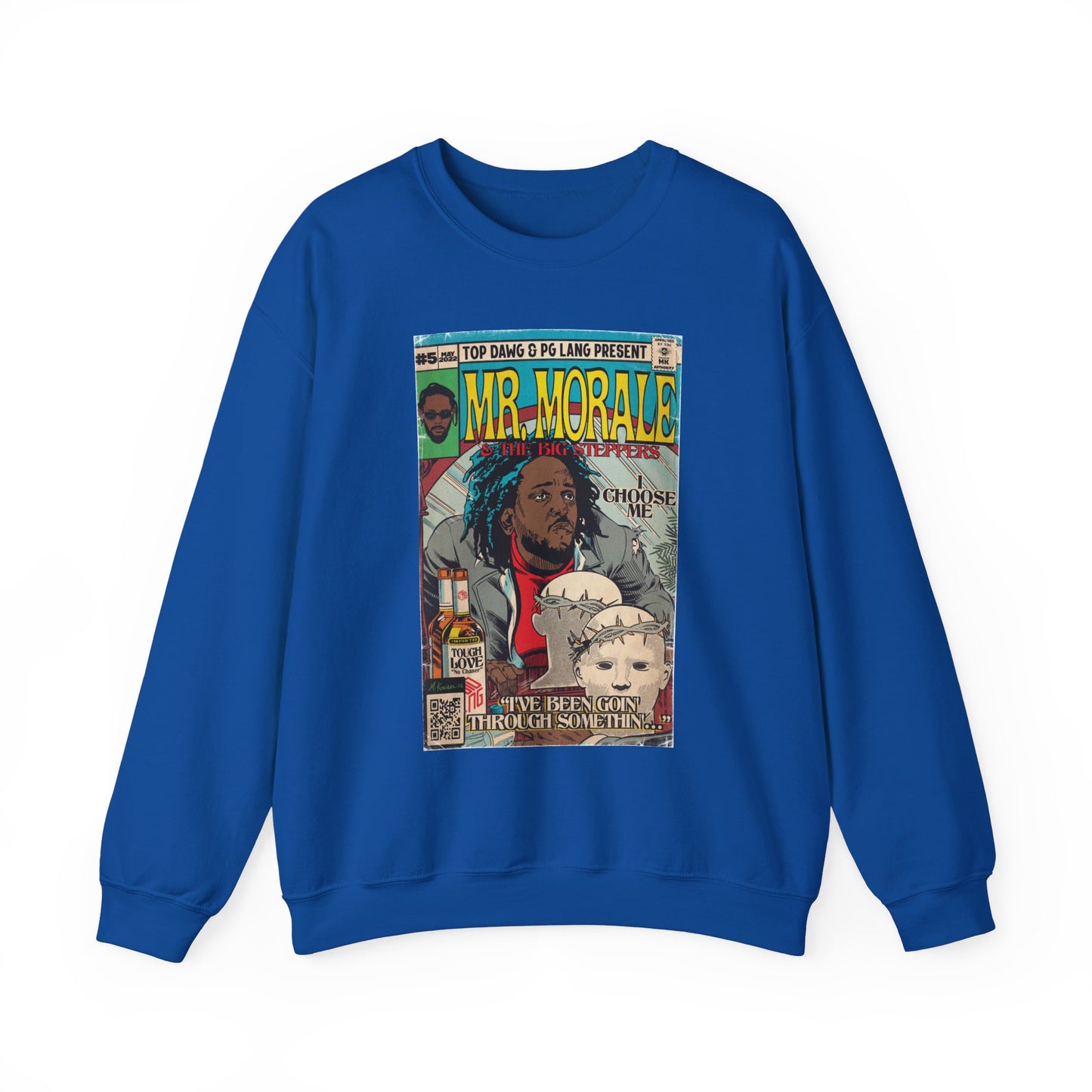 Kendrick Lamar- Mr. Morale & The Big Steppers - Unisex Heavy Blend™ Crewneck Sweatshirt