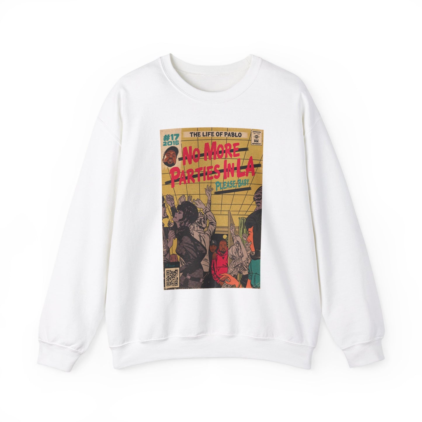 Kanye West & Kendrick Lamar - No More Parties in LA - Unisex Heavy Blend™ Crewneck Sweatshirt