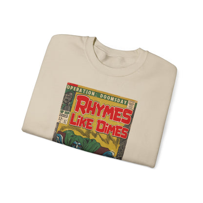 MF DOOM - Rhymes Like Dimes - Unisex Heavy Blend™ Crewneck Sweatshirt