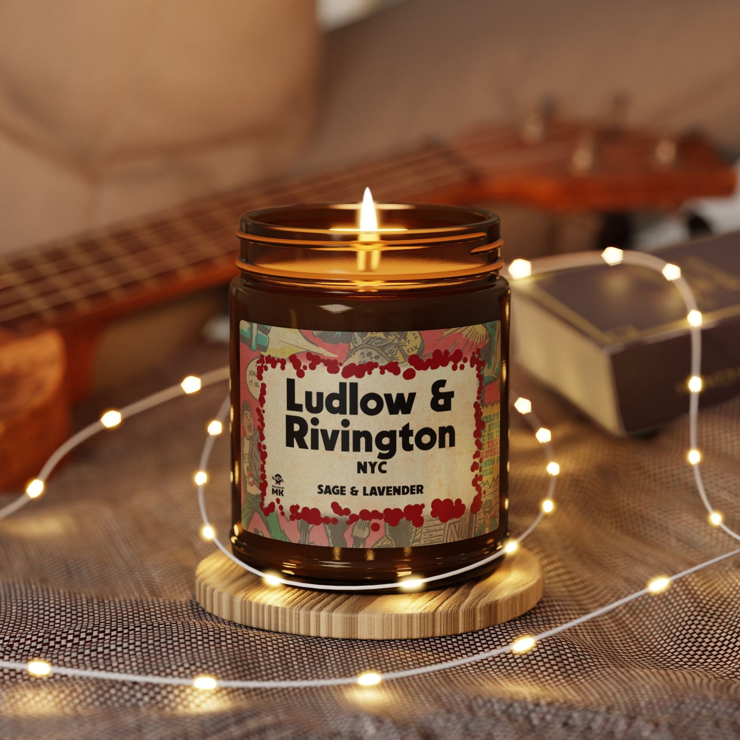 Ludlow & Rivington - Scented Soy Candle (Multi-Size, Amber Jar)