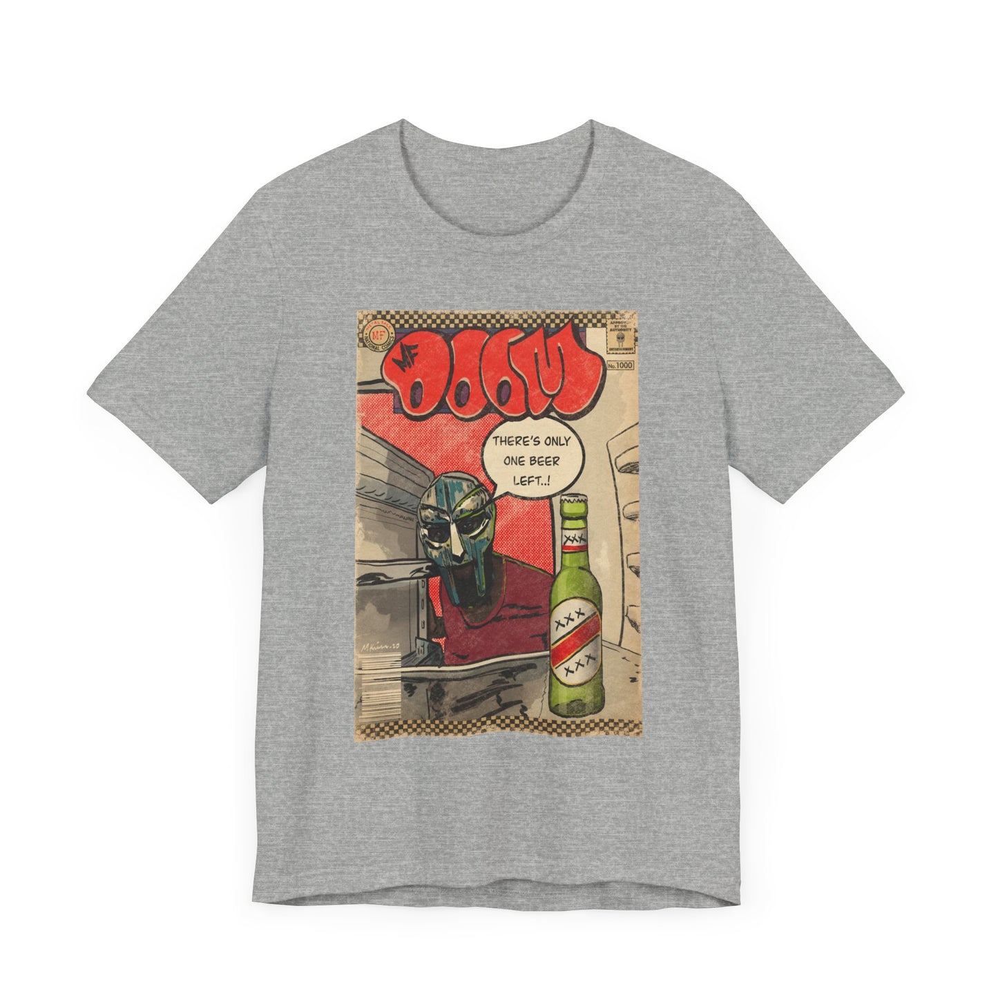 MF DOOM - One Beer- Unisex Jersey T-Shirt