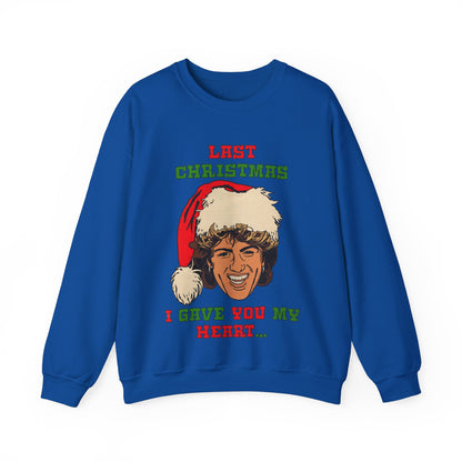 WHAM - George Michael - Last Christmas- Unisex Heavy Blend™ Crewneck Sweatshirt