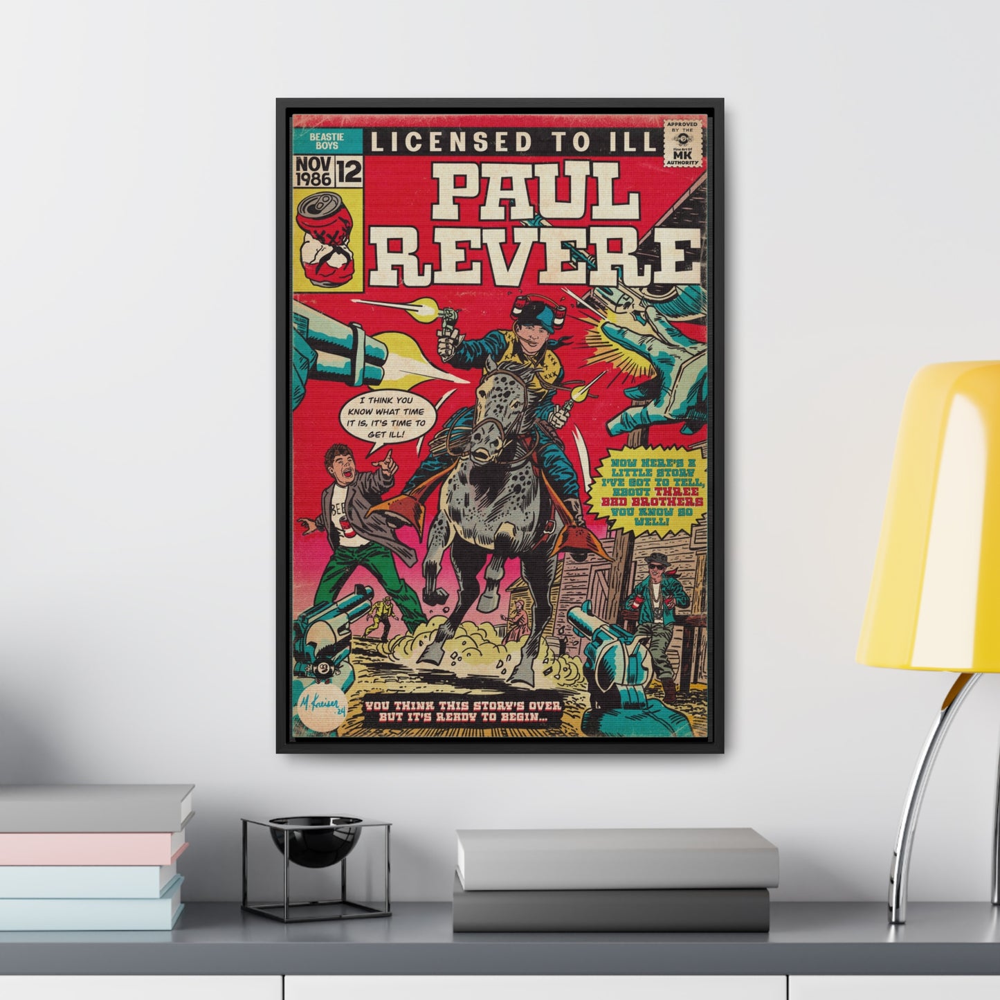 Beastie Boys - Paul Revere - Gallery Canvas Wraps, Vertical Frame