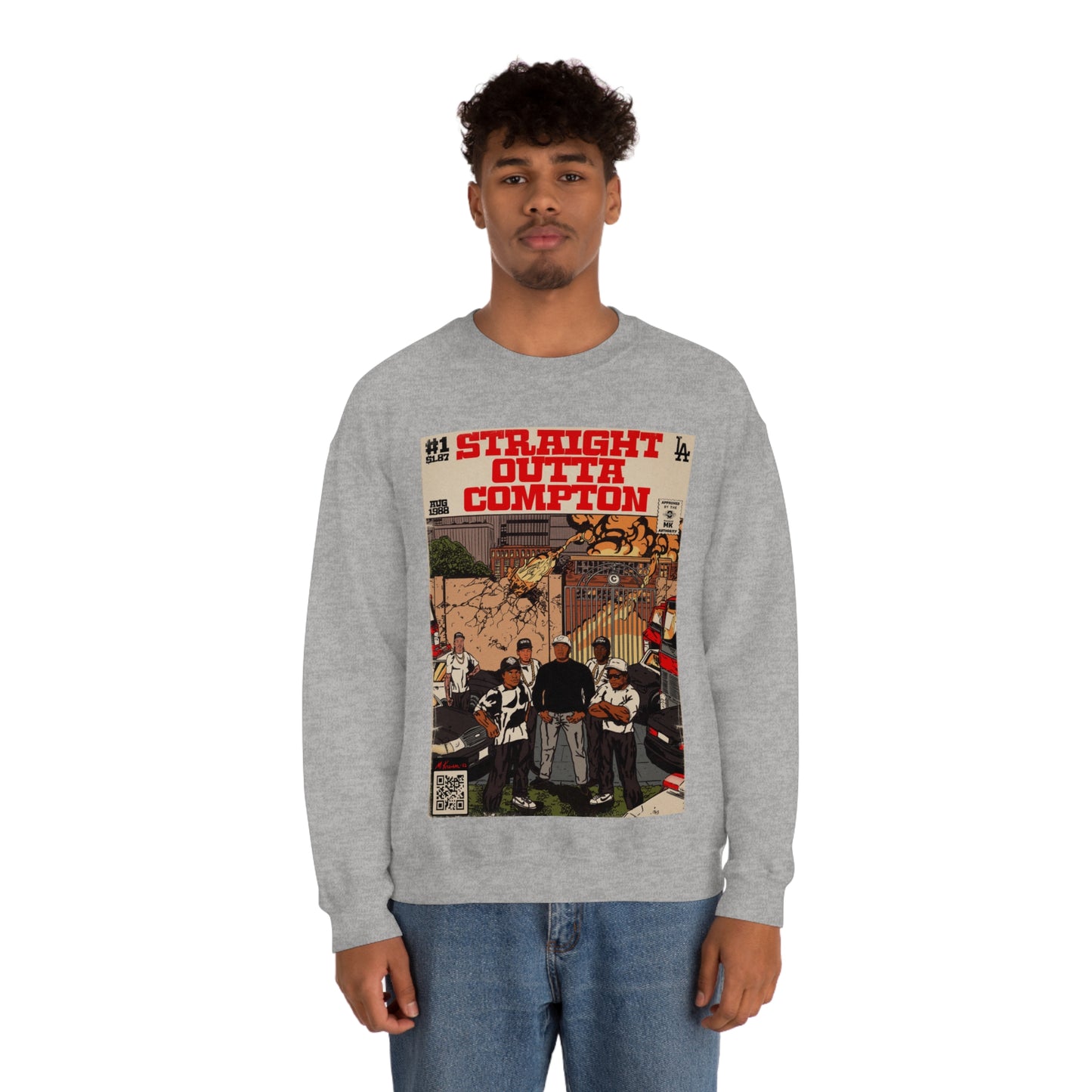 NWA - Straight Outta Compton - Unisex Heavy Blend™ Crewneck Sweatshirt