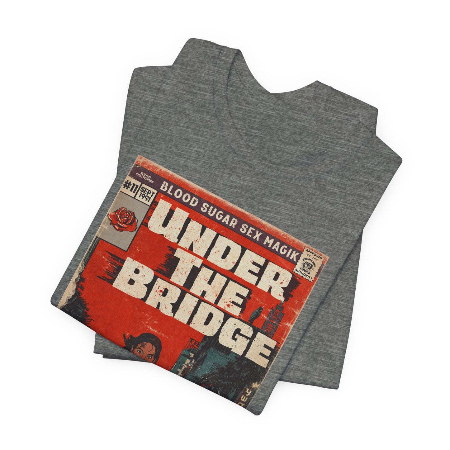 Red Hot Chili Peppers- Under The Bridge - Unisex Jersey Short Sleeve Tee