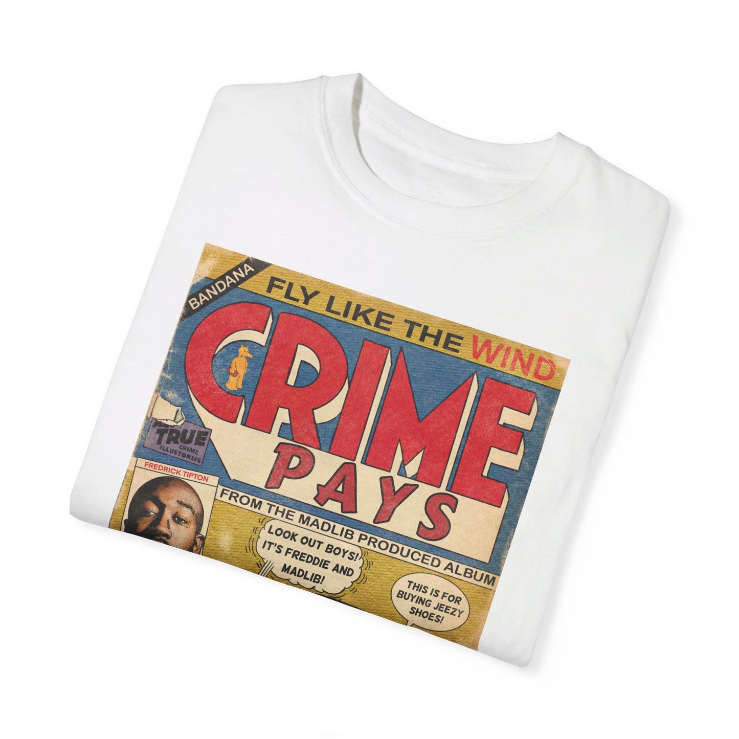 Freddie Gibbs & Madlib - Crime Pays - Unisex Comfort Colors T-shirt