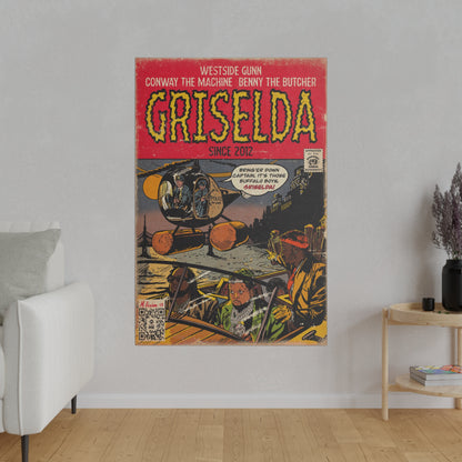 Griselda - Comic Book Art - Matte Canvas, Stretched, 0.75"