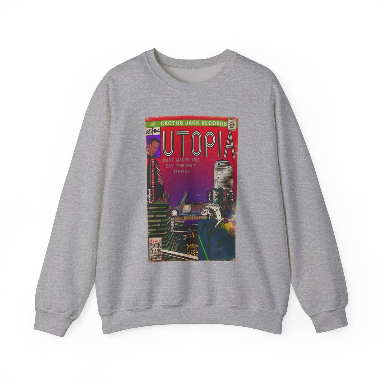 Travis Scott - Utopia - Unisex Heavy Blend™ Crewneck Sweatshirt