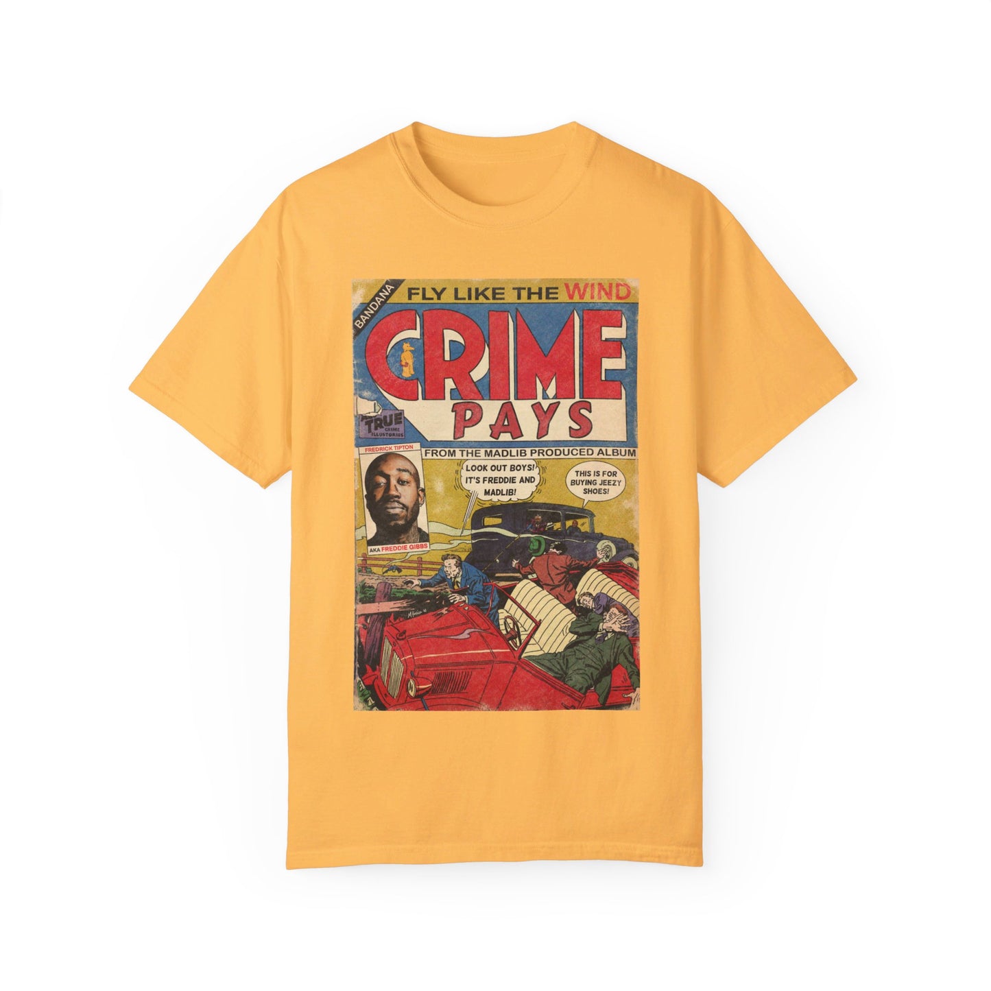 Freddie Gibbs & Madlib - Crime Pays - Unisex Comfort Colors T-shirt