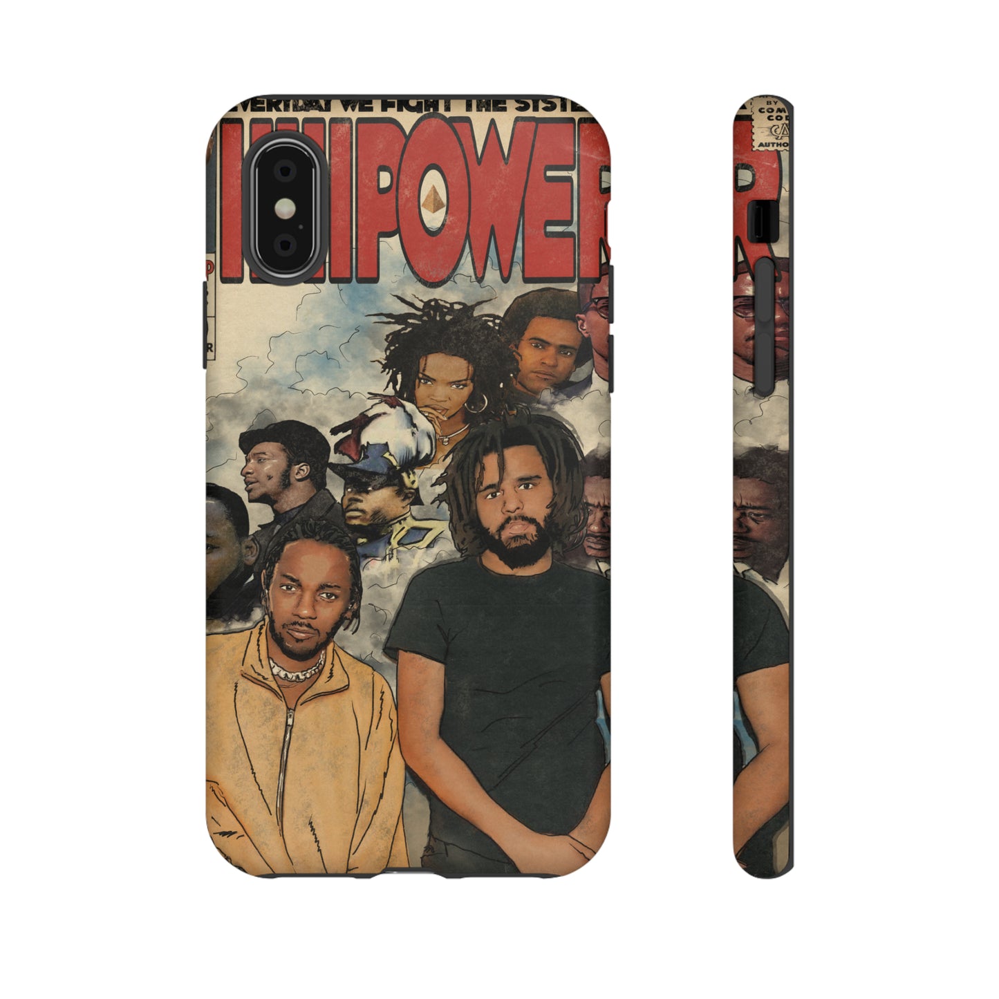 Kendrick Lamar and J. Cole - Hiiipower - Tough Phone Cases