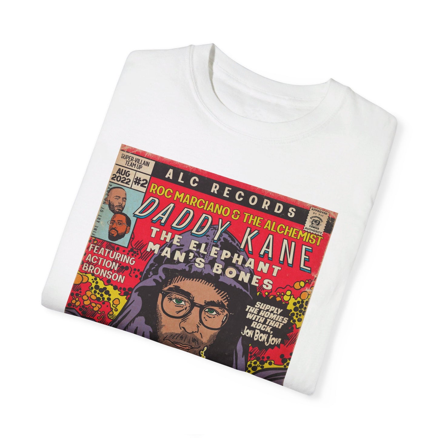 Roc Marciano, Alchemist, Action Bronson - Daddy Kane - Unisex Comfort Colors T-shirt