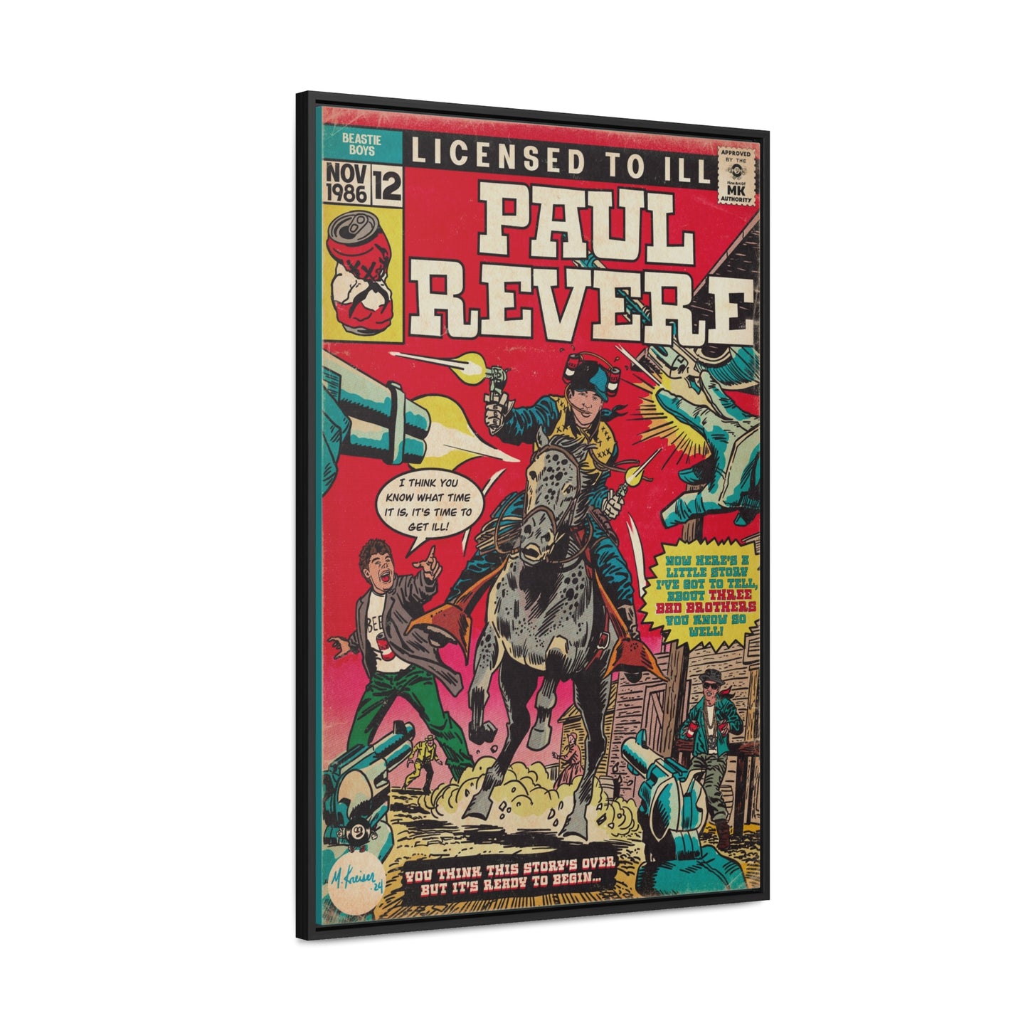 Beastie Boys - Paul Revere - Gallery Canvas Wraps, Vertical Frame