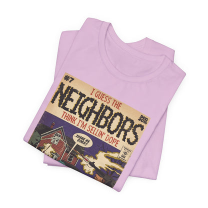 J. Cole - Neighbors - Hip Hop Comics - Unisex Jersey Short Sleeve Tee