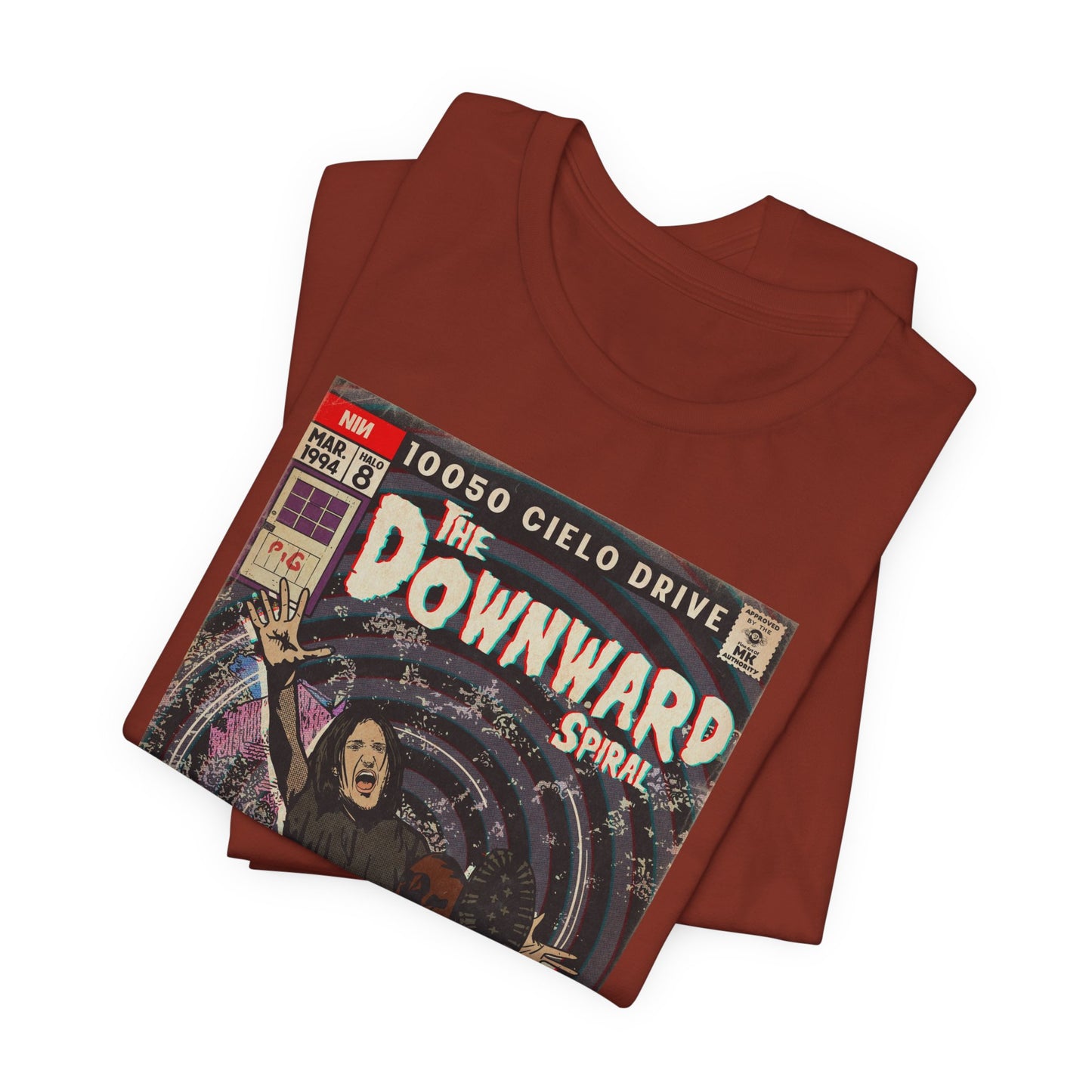 NIN - The Downward Spiral - Unisex Jersey Short Sleeve Tee