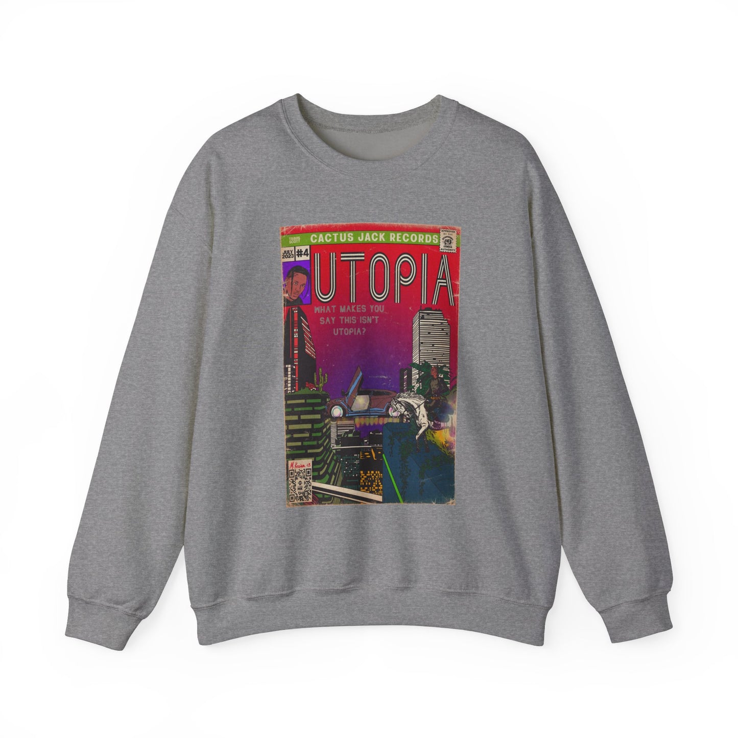 Travis Scott - Utopia - Unisex Heavy Blend™ Crewneck Sweatshirt