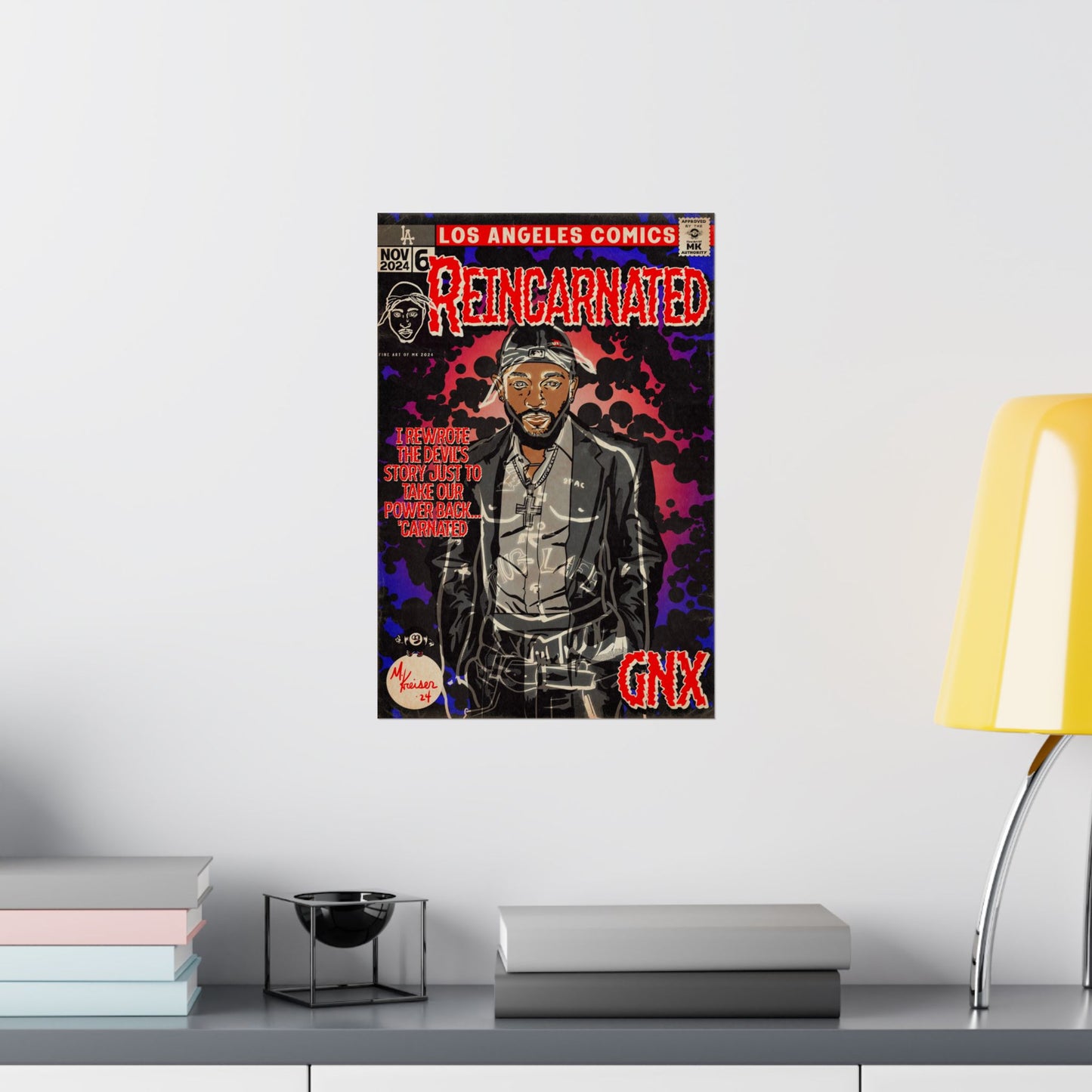 Kendrick Lamar - Reincarnated - Matte Vertical Posters