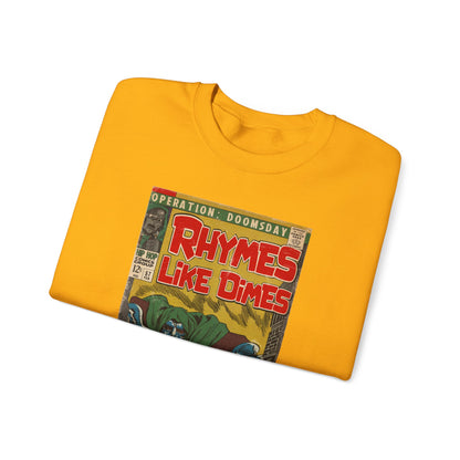 MF DOOM - Rhymes Like Dimes - Unisex Heavy Blend™ Crewneck Sweatshirt