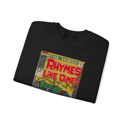 MF DOOM - Rhymes Like Dimes - Unisex Heavy Blend™ Crewneck Sweatshirt