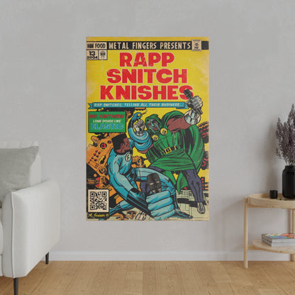 MF DOOM - Rapp Snitch Knishes - Matte Canvas, Stretched