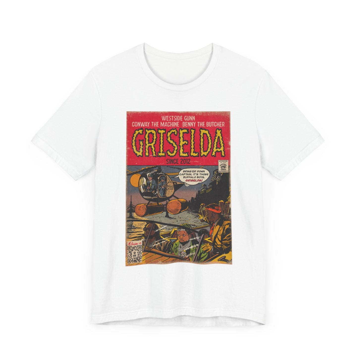 Griselda - Comic Book Art - Unisex Jersey Short Sleeve Tee