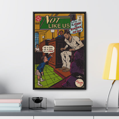 Kendrick Lamar - Not Like Us - Gallery Canvas Wraps, Vertical Frame