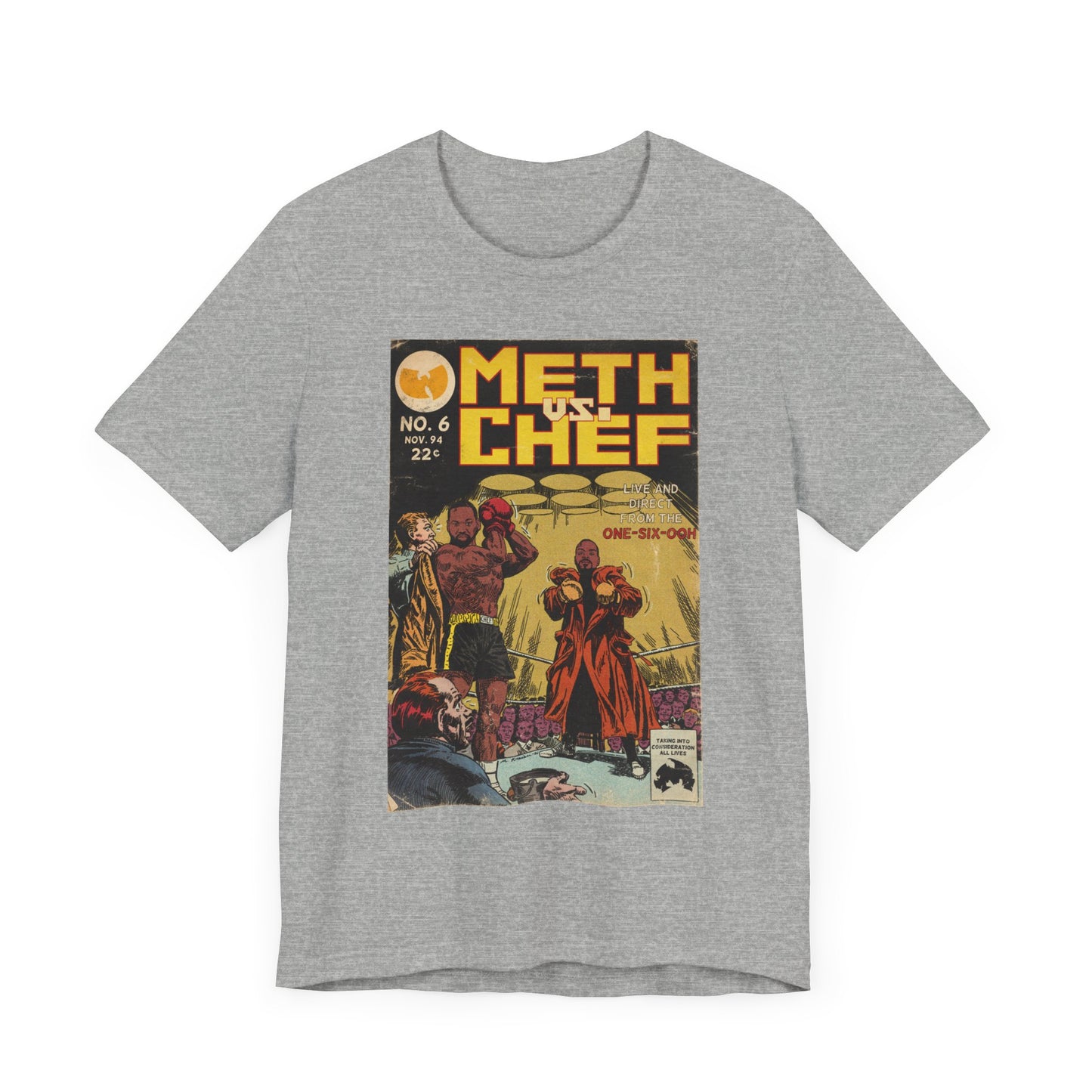 Meth vs. Chef - Wu-Tang - Unisex Jersey Short Sleeve Tee