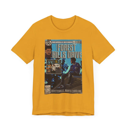 J Cole - 2014 Forest Hills Drive - Unisex Jersey Short Sleeve Tee