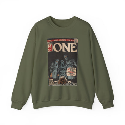 Metallica- One - Johnny Got His Gun Comic Book Art - Unisex Heavy Blend™ Crewneck Sweatshirt