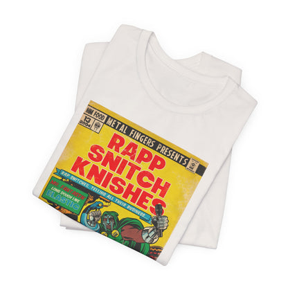 MF DOOM - Rap Snitch Knishes Comic Book Art - Unisex Jersey Short Sleeve Tee