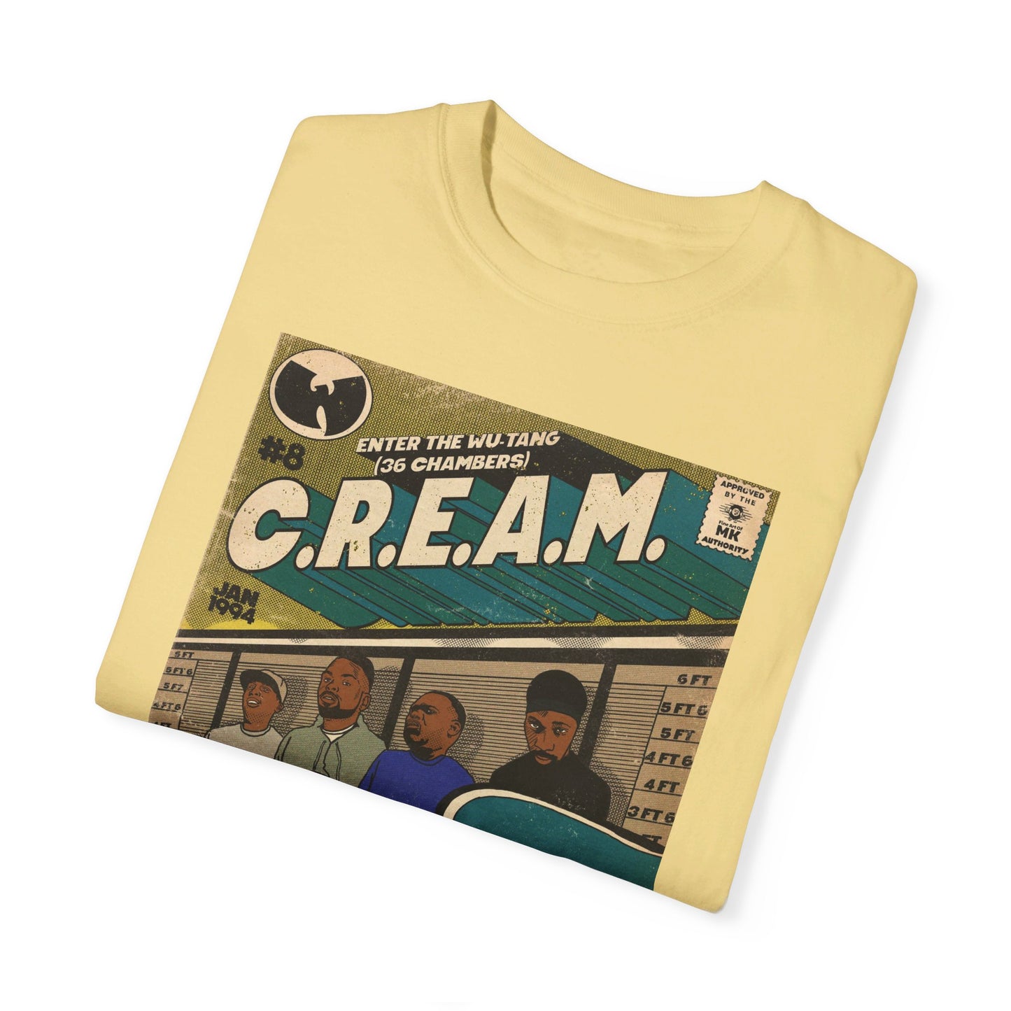 Wu-Tang Clan - C.R.E.A.M - Unisex Comfort Colors T-shirt