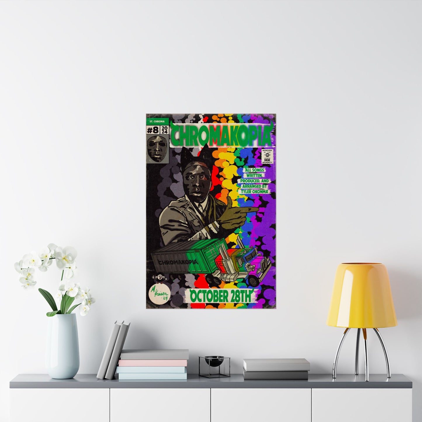 Tyler - Chroma - Matte Vertical Posters