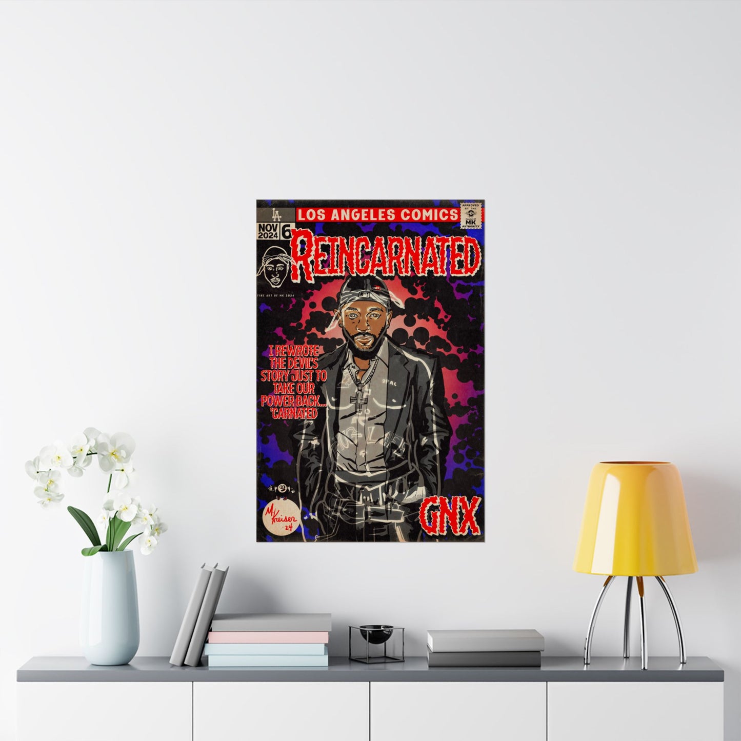 Kendrick Lamar - Reincarnated - Matte Vertical Posters