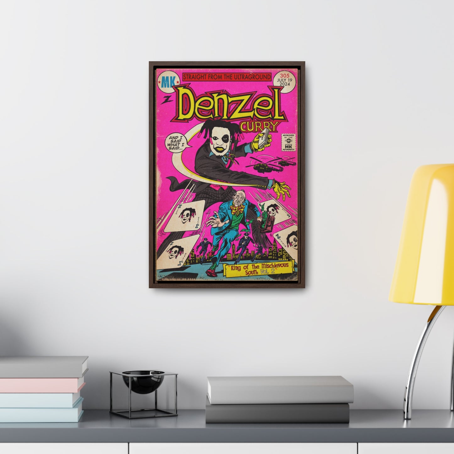 Denzel Curry - King of the Mischievous South 2 - Gallery Canvas Wraps, Vertical Frame