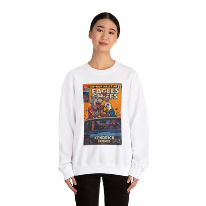 Kendrick & SZA - 2025 Halftime - Eagles vs Chiefs - Unisex Heavy Blend™ Crewneck Sweatshirt