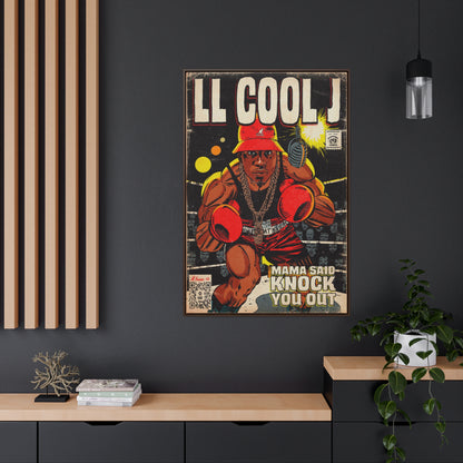 LL Cool J - Mama Said Knock You Out - Gallery Canvas Wraps, Vertical Frame