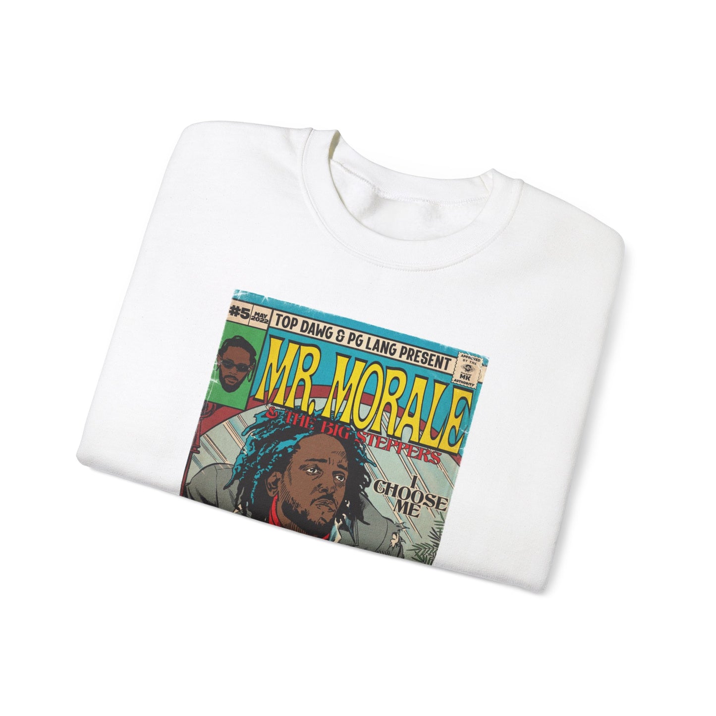 Kendrick Lamar- Mr. Morale & The Big Steppers - Unisex Heavy Blend™ Crewneck Sweatshirt