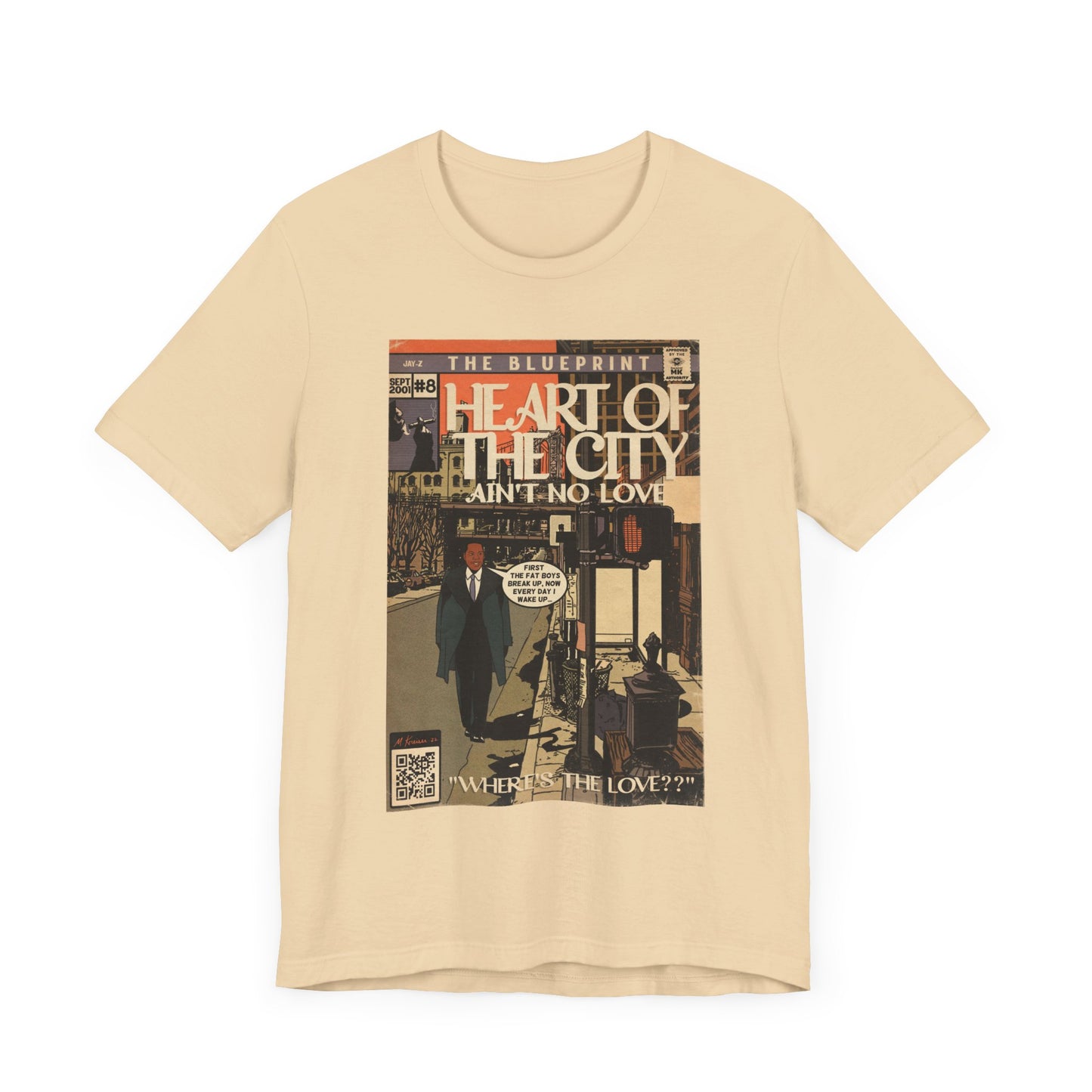 Jay-Z - Heart Of The City - Unisex Jersey Short Sleeve Tee