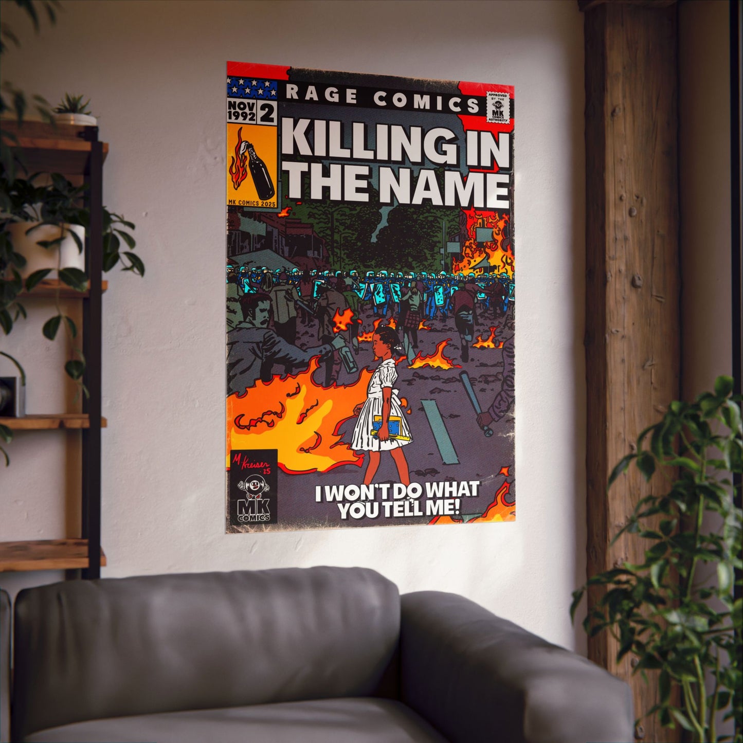 Rage - Killing In the Name - Matte Vertical Posters