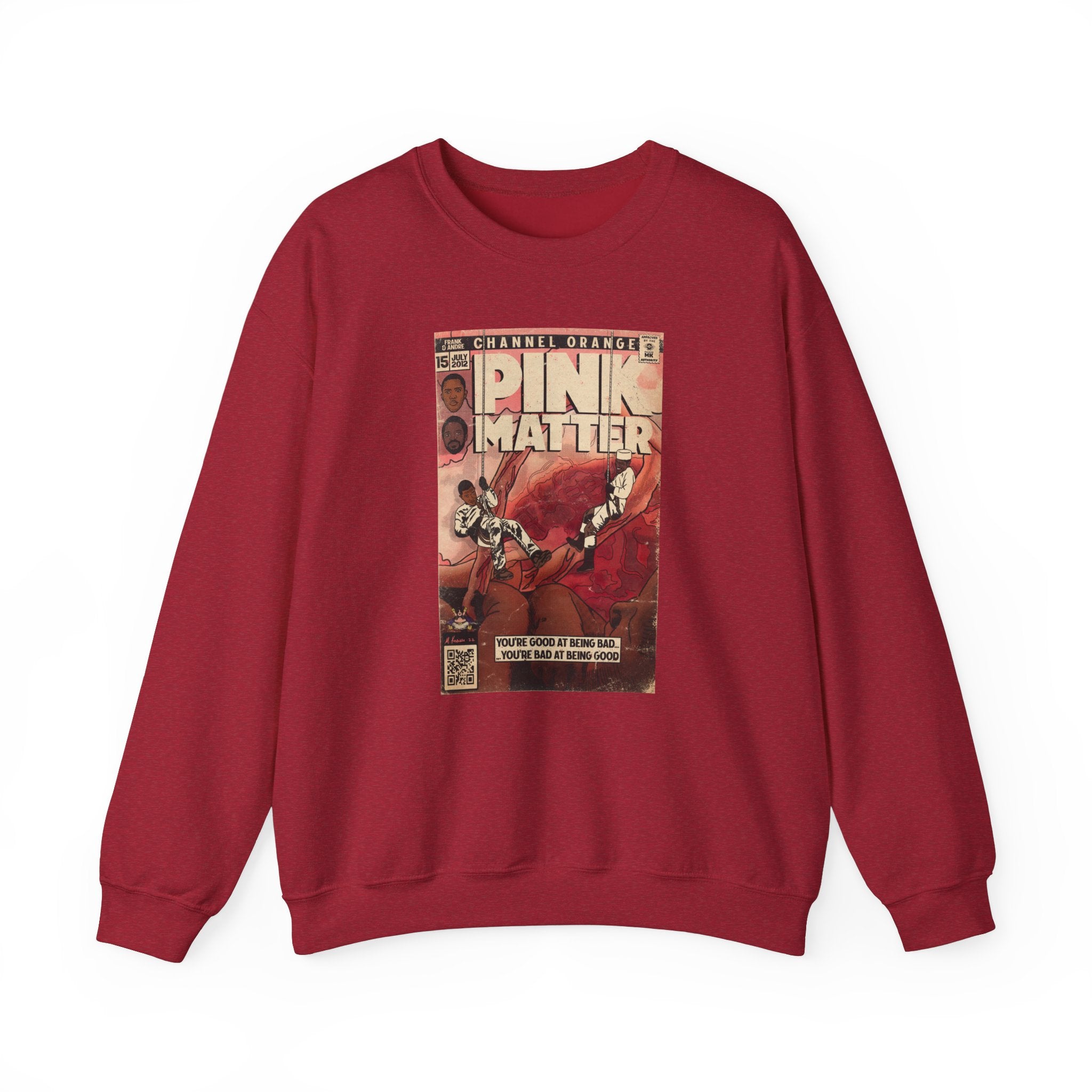 Frank Ocean Andre 3000 Pink Matter Unisex Heavy Blend Crewneck Fine Art Of MK