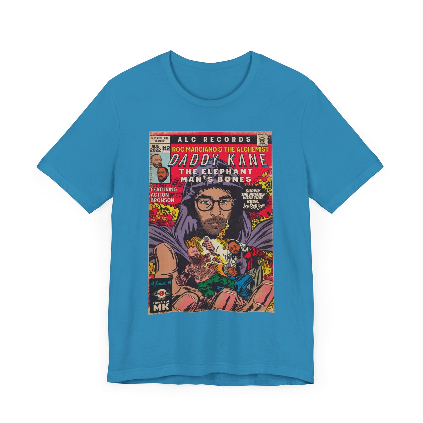 Roc Marciano, Alchemist, Action Bronson - Daddy Kane - Unisex Jersey Short Sleeve Tee